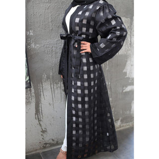 1658#Muslim Fashion Kimono Kaftan Abayas For Women - CHAOMENG MUSLIM SHOP