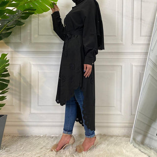 2018#Plain Solid Muslim For Women Long Sleeve Casual Tops - CHAOMENG MUSLIM SHOP