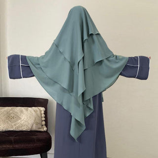 2295# Chiffon Khimar Scarves Fashion Muslim - Premium 服装 from CHAOMENG - Just $13.90! Shop now at CHAOMENG MUSLIM SHOP