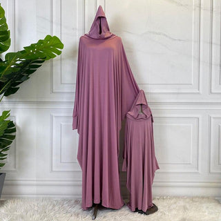 6198#Children's wear Eid Middle East Dubai Abaya Mom And Daughter Modest Hijab Dress - Premium  from Chaomeng Store - Just $22.90! Shop now at CHAOMENG MUSLIM SHOP