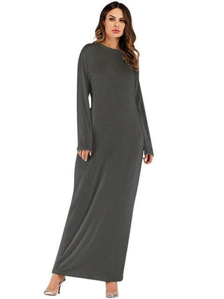 9099#Modal Cotton Jersey hight quality latest abaya designs CHAOMENG MUSLIM SHOP muslim abaya dress