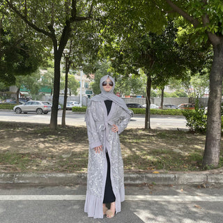 1711# Slatest fashion muslim ladies clothing new design abaya for EID dubai abaya - CHAOMENG MUSLIM SHOP