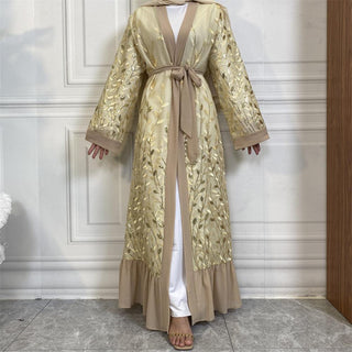 1711# Slatest fashion muslim ladies clothing new design abaya for EID dubai abaya - CHAOMENG MUSLIM SHOP