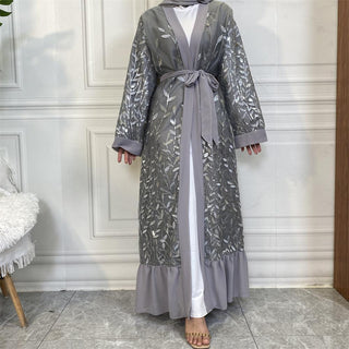 1711# Slatest fashion muslim ladies clothing new design abaya for EID dubai abaya - CHAOMENG MUSLIM SHOP