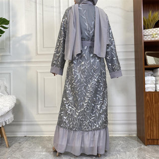 1711# Slatest fashion muslim ladies clothing new design abaya for EID dubai abaya - CHAOMENG MUSLIM SHOP