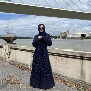 1711# Slatest fashion muslim ladies clothing new design abaya for EID dubai abaya - CHAOMENG MUSLIM SHOP