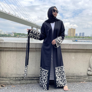 1765#New Fashion Abaya Dress - CHAOMENG MUSLIM SHOP