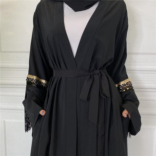 1795#Dubai Abaya Kimono Turkish Islamic Clothing - Premium  from CHAOMENG - Just $29.90! Shop now at CHAOMENG MUSLIM SHOP