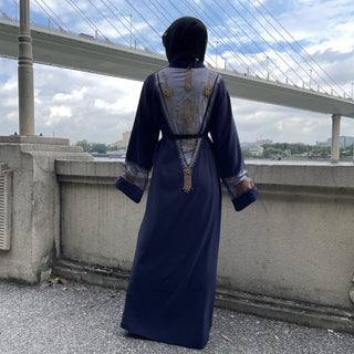 1824#Musulman De Mode Ramadan Cardigan Kaftan Turkey Islamic Clothing - Premium  from Chaomeng Store - Just $24.90! Shop now at CHAOMENG MUSLIM SHOP