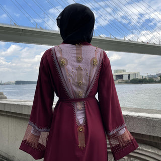 1824#Musulman De Mode Ramadan Cardigan Kaftan Turkey Islamic Clothing - Premium  from Chaomeng Store - Just $24.90! Shop now at CHAOMENG MUSLIM SHOP