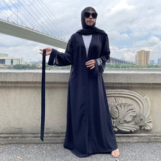 1824#Musulman De Mode Ramadan Cardigan Kaftan Turkey Islamic Clothing - Premium  from Chaomeng Store - Just $24.90! Shop now at CHAOMENG MUSLIM SHOP