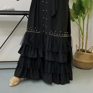 1828#Abaya Dubai Kimono Kaftan Hijab Muslim Dress - Premium  from Chaomeng Store - Just $29.90! Shop now at CHAOMENG MUSLIM SHOP