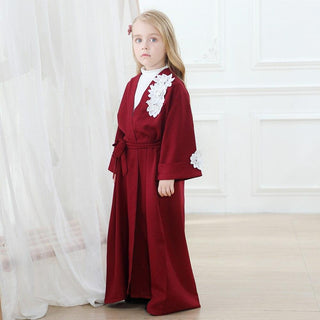 1836#Dubai Kids Abaya Middle East Modest Fashion - Premium  from Chaomeng Store - Just $29.90! Shop now at CHAOMENG MUSLIM SHOP