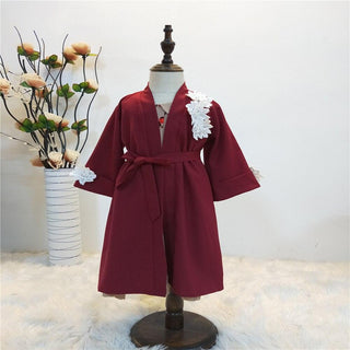 1836#Dubai Kids Abaya Middle East Modest Fashion - Premium  from Chaomeng Store - Just $29.90! Shop now at CHAOMENG MUSLIM SHOP