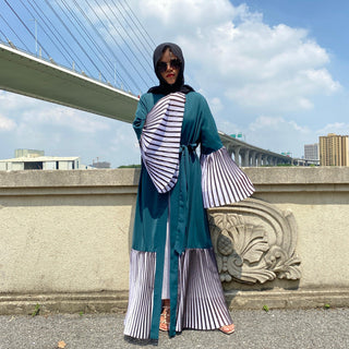 1889#New Arrivals Arab Fashion Printed Sleeve Abaya - Premium  from Chaomeng Store - Just $29.90! Shop now at CHAOMENG MUSLIM SHOP