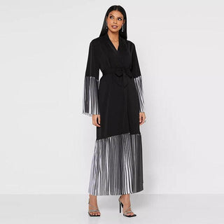 1889#New Arrivals Arab Fashion Printed Sleeve Abaya - Premium  from Chaomeng Store - Just $29.90! Shop now at CHAOMENG MUSLIM SHOP