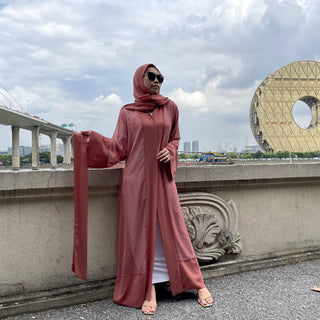 1937#[With hijabs]Abaya amd scarf New Muslim Sets Girls Abaya - Premium 服饰与配饰 from CHAOMENG - Just $32.90! Shop now at CHAOMENG MUSLIM SHOP