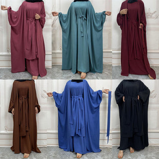 1944#6 Colors Three Piece Separate Wrap - Premium 服饰与配饰 from CHAOMENG - Just $49.90! Shop now at CHAOMENG MUSLIM SHOP