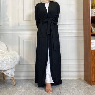 1952# New Winter Design Fashion Simplicity Open Latest Abaya - Premium  from CHAOMENG - Just $34.90! Shop now at CHAOMENG MUSLIM SHOP