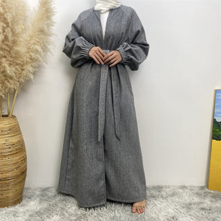 1995#  Long Winter cardigan Thick Polyester Coat 6 Colors Fall Collection - Premium 服装 from CHAOMENG MUSLIM SHOP - Just $32.90! Shop now at CHAOMENG MUSLIM SHOP
