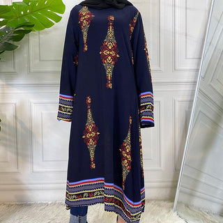 2082#New Design Fashion Printing High Quality Muslim For Women Casual Tops - CHAOMENG MUSLIM SHOP