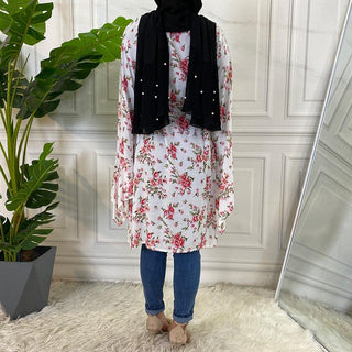 2083#Eid Middle East Fashion Printing Muslim For Women Casual Tops - Premium  from Chaomeng Store - Just $29.90! Shop now at CHAOMENG MUSLIM SHOP