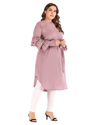 2117# Fashion Blouses Beads Long Sleeve Shirts - CHAOMENG MUSLIM SHOP