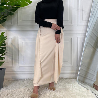 2143#Faldas Largas Mujer Pure Cotton Long Skirt Abayas - Premium  from Chaomeng Store - Just $29.90! Shop now at CHAOMENG MUSLIM SHOP
