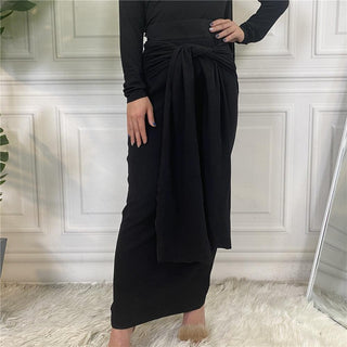 2143#Faldas Largas Mujer Pure Cotton Long Skirt Abayas - Premium  from Chaomeng Store - Just $29.90! Shop now at CHAOMENG MUSLIM SHOP