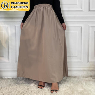 2194#Faldas Largas Mujer Pleated A Line Long Skirt - Premium  from Chaomeng Store - Just $29.90! Shop now at CHAOMENG MUSLIM SHOP