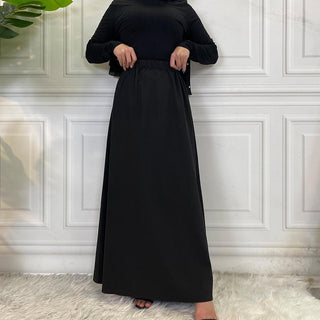 2194#Faldas Largas Mujer Pleated A Line Long Skirt - Premium  from Chaomeng Store - Just $29.90! Shop now at CHAOMENG MUSLIM SHOP