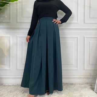 2195#Faldas Largas Mujer Pleated A Line Long Skirt Abayas - Premium  from Chaomeng Store - Just $29.90! Shop now at CHAOMENG MUSLIM SHOP