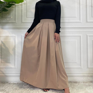 2195#Faldas Largas Mujer Pleated A Line Long Skirt Abayas - Premium  from Chaomeng Store - Just $29.90! Shop now at CHAOMENG MUSLIM SHOP