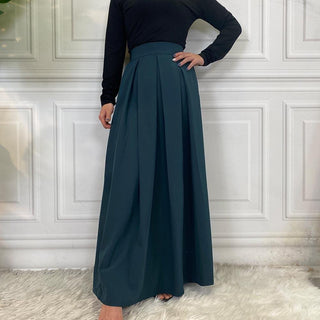 2195#Faldas Largas Mujer Pleated A Line Long Skirt Abayas - Premium  from Chaomeng Store - Just $29.90! Shop now at CHAOMENG MUSLIM SHOP