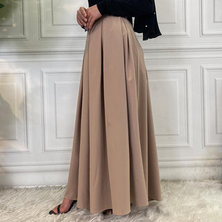 2195#Faldas Largas Mujer Pleated A Line Long Skirt Abayas - Premium  from Chaomeng Store - Just $29.90! Shop now at CHAOMENG MUSLIM SHOP