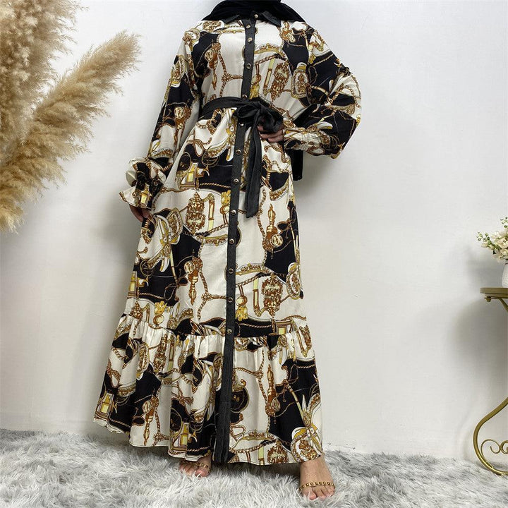 2227# Pretty printed long dress Polyester Casual Dresses 2227# Pretty printed long dress Polyester Casual Dresses