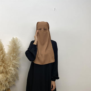 2236#  Eid simple Muslim Long Fashion Nida khimars 14 colors - Premium 服装 from CHAOMENG - Just $13.90! Shop now at CHAOMENG MUSLIM SHOP