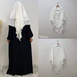 2307# Crepe Khimar Scarves Fashion Muslim - Premium 服装 from CHAOMENG - Just $12.90! Shop now at CHAOMENG MUSLIM SHOP