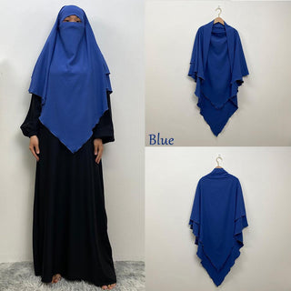 2307# Crepe Khimar Scarves Fashion Muslim - Premium 服装 from CHAOMENG - Just $12.90! Shop now at CHAOMENG MUSLIM SHOP