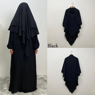 2307# Crepe Khimar Scarves Fashion Muslim - Premium 服装 from CHAOMENG - Just $12.90! Shop now at CHAOMENG MUSLIM SHOP