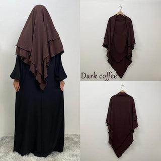 2307# Crepe Khimar Scarves Fashion Muslim - Premium 服装 from CHAOMENG - Just $12.90! Shop now at CHAOMENG MUSLIM SHOP