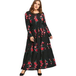 5080# Dubai Latest Model Woman Kimono Flower Chiffon Dress - Premium 服饰与配饰 from CHAOMENG - Just $22.90! Shop now at CHAOMENG MUSLIM SHOP