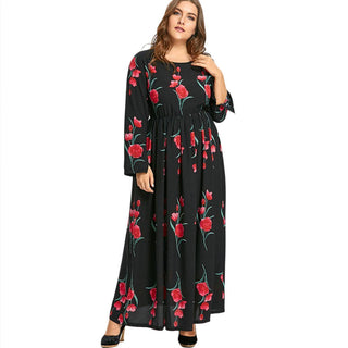 5080# Dubai Latest Model Woman Kimono Flower Chiffon Dress - Premium 服饰与配饰 from CHAOMENG - Just $22.90! Shop now at CHAOMENG MUSLIM SHOP