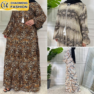 6078#Abayas Flowers Kaftan Robe - Premium 服装 from CHAOMENG - Just $29.90! Shop now at CHAOMENG MUSLIM SHOP