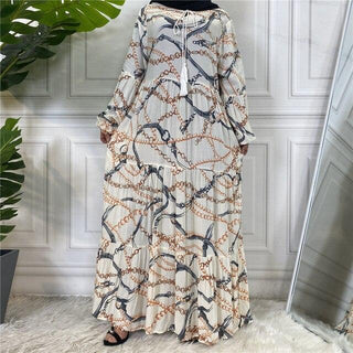 6078#Abayas Flowers Kaftan Robe - Premium 服装 from CHAOMENG - Just $29.90! Shop now at CHAOMENG MUSLIM SHOP