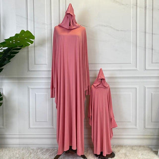 6198#Children's wear Eid Middle East Dubai Abaya Mom And Daughter Modest Hijab Dress - Premium  from Chaomeng Store - Just $22.90! Shop now at CHAOMENG MUSLIM SHOP