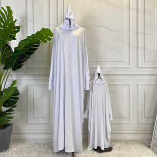 6198#Children's wear Eid Middle East Dubai Abaya Mom And Daughter Modest Hijab Dress - Premium  from Chaomeng Store - Just $22.90! Shop now at CHAOMENG MUSLIM SHOP