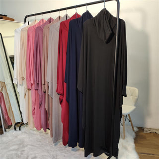 6198#Eid Middle East Dubai Abaya Mom And Daughter Modest Hijab Dress - Premium 服装 from CHAOMENG - Just $29.90! Shop now at CHAOMENG MUSLIM SHOP
