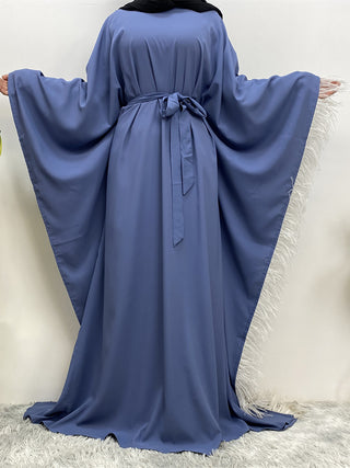 6317#Muslim Fashion Women Islamic Clothing Caftan Dubai Butterfly Bat Sleeves Muslim Dresses [product_type] Chaomeng Store chaomeng.myshopify.com 