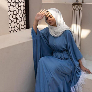 6317#Muslim Fashion Women Islamic Clothing Caftan Dubai Butterfly Bat Sleeves Muslim Dresses - Premium  from Chaomeng Store - Just $29.90! Shop now at CHAOMENG MUSLIM SHOP